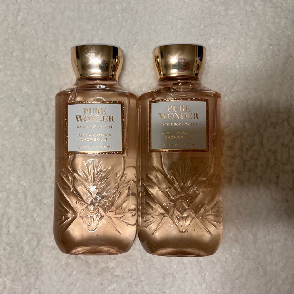 Bath & Body Works Pure Wonder Shower Gel~ 2 Pack - Picture 1 of 2